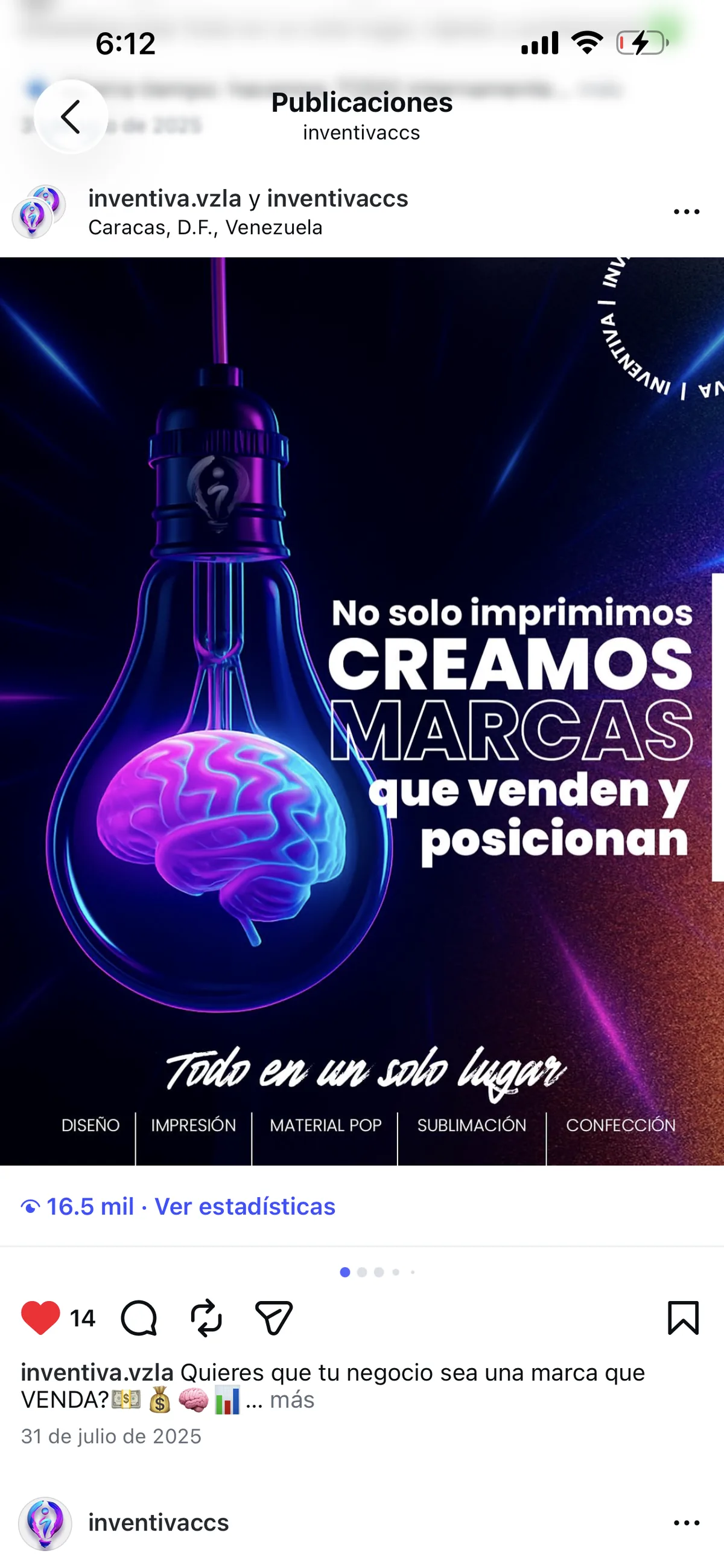 Producción e instalación